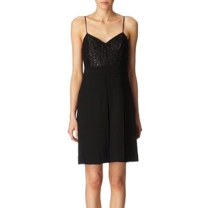 Marc By Marc Jacobs - Black Wool and Lace Gloria Mini Dress, Size 8
